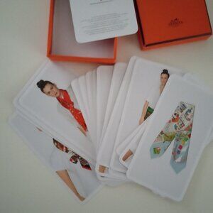Hermès knotting cards set